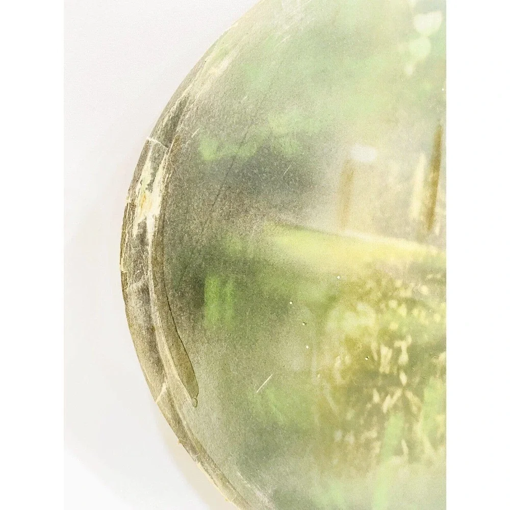 Antique Oval Photo of Baby Boy Died in 1919 Flu Pandemic Hand Painted Convex - Picture 3 of 7